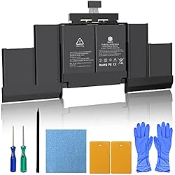 Bateria Macbook Pro A1990 A1398 MacBook Pro Batería de Repuesto para MacBook Pro de 15 Pulgadas Retina A1398 (Finales de 2013, Mediados de 2014, principios de 2015), batería de Repuesto para portátil A1494 A1618 8440 mAh
