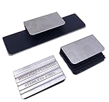 TUOREN 3Pack Bass Drum Hoop Protector Set Stainless Steel Rim Guard with Durable Rubber Insert for Wood Hoop