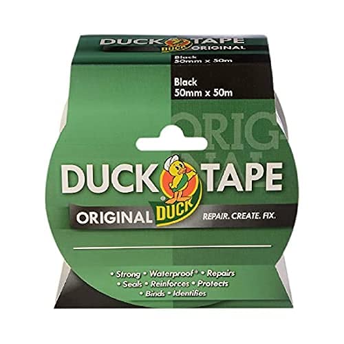 Duck Tape 211116.6 Original Silver, 50mm x 50m, Pack of 6, Black, blackone - Image 3