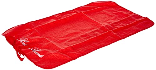 Magie di Casa Porte-Couverts en Tissu, 35 x 62 cm, brodé, pour 12 Couverts, emballé à 1 cm, fabriqué en Italie (Rouge)