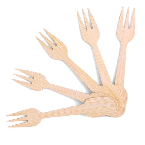 200 Bamboo Fork and Spoon 2 in 1, 4.72