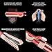 Airflow Attachment for Dyson Airwrap Styler, Nozzles Attachment for Smooth Hair Style with Less Damage