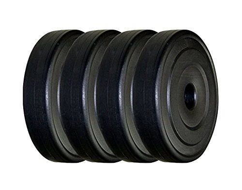 GRIFFIN PVC Weight Plates Free Weight Exercise Gym Plates for Workout Shock Absorbing PVC Dumbbell Plates Heavy Weight Set Strength Training Home & Gym Dumbbells Plates Only (10KG Set) (B08KHN2KVP) Amazon Price History, Amazon Price Tracker