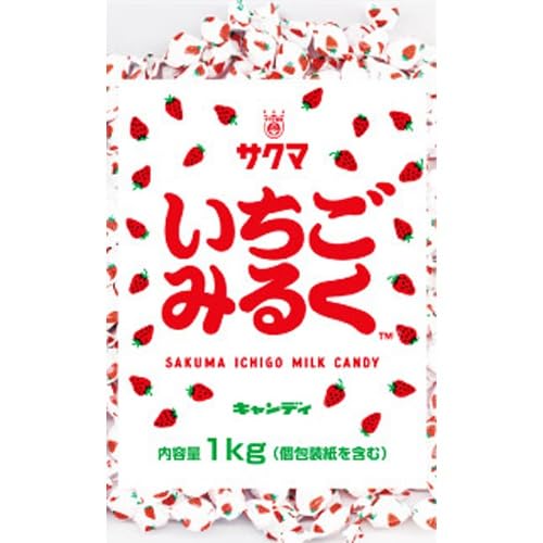 Amazon.co.jp: サクマ製菓 いちごみるく 1kg : 食品・飲料・お酒