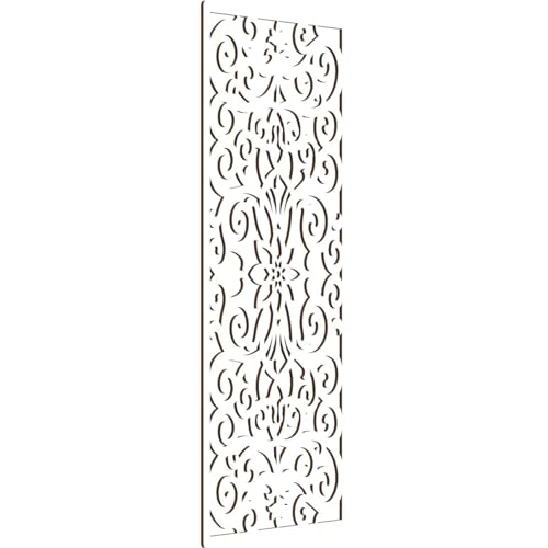 Image of Buel Decorative Pierced Fretwork Wood Wall Panels, 27 3 /8 inchW x 69 3 /8 inchH x 3 /8 inchT, Birch