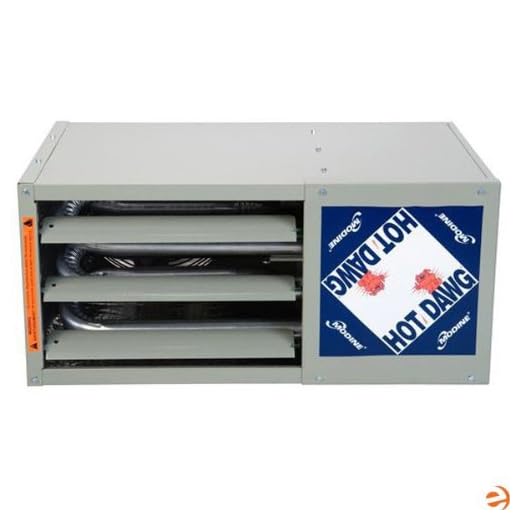 Modine Hot Dawg HD - 30,000 BTU - Unit Heater - NG - 80% AFUE - Power Vented - Aluminized Steel Heat Exchanger