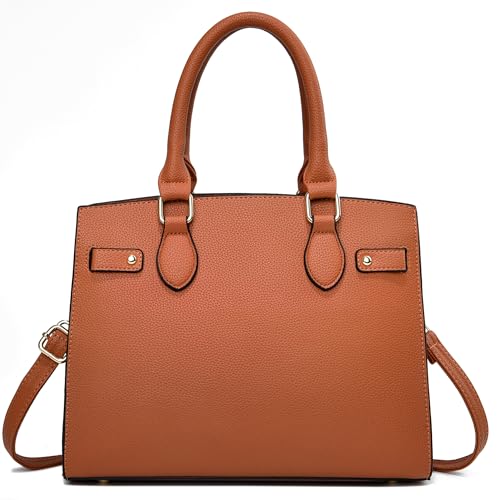 Image of DMICXEL Tote Bag Crossbody Purses for Women Shoulder Handbag PU Leather Top Handle Satchel Bags