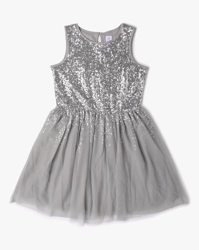 Image of GAP Girl's Cotton Fit and Flare Above The Knee Dress