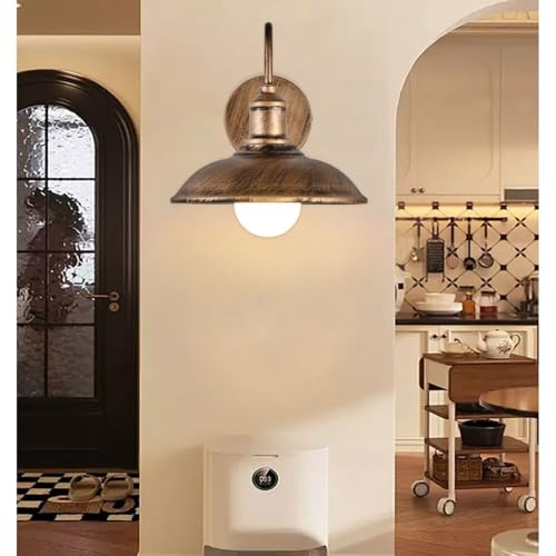 Aplique de pared E27 impermeable para terraza y dormitorio con luz de pasillo 4