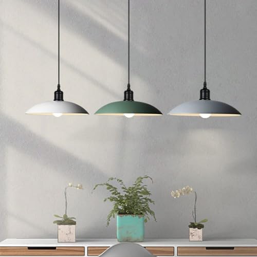 Lámpara de araña de estilo nórdico gris para salón y sala de estudio 6