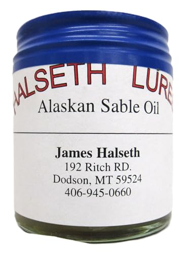 Alaskan Sable Oil - Halseth Lures Large 4 Ounce Bottle