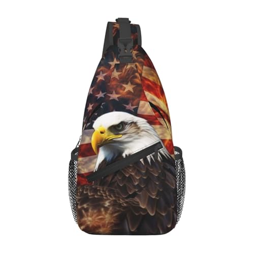 Bolso cruzado tipo bandolera unisex negro para senderismo miniatura 1