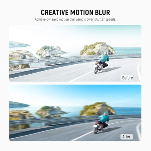 Image of NEEWER ND Filters Compatible with Insta360 X5, ND16 Lens Filter Set, 4 Stops Light Reduction Screw On Auto Detect Multicoated Optical Glass Neutral Density, Action Camera Accessories, 2 Pack