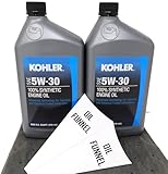 Kohler Full Synthetic Motor Oil 5W-30 G-716 Quart Bottle Part# GM103159 (qt) 2-Pack