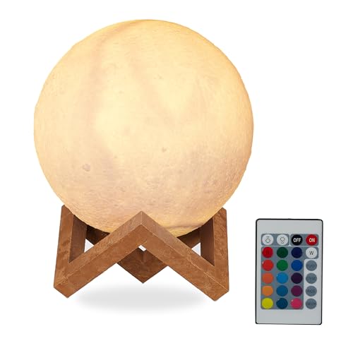 Colore a scelta: lampada con illuminazione con 16 differenti colori - Luminosità regolabile
