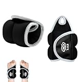 Weighted Gloves 0.5 Lb Each - Wearable Arm Weights with Thumb Hole, 1 Pound Wrist Weights for Walking Running Yoga Exercises