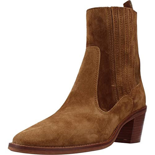 Alpe Woman Shoes - Botines Mujer Cowboy Camperos de Alpe Woman Shoes 2581-11-01-38, Serraje Cuero