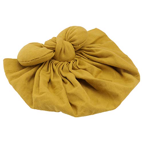 Kisangel Mädchen Entzückende Knoten Schleife Turban Brötchen Kopfbedeckung Kinder Weiches Stirnband Outdoor Kleinkind Bequem Headwrap Geknotete Hüte Frühlingsmütze Schöner Sommer Cover