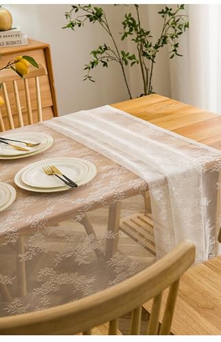 Nappe rectangulaire blanche résistante aux rayures et durable