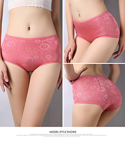 Image of YOYI FASHION Women Menstrual Period Briefs Jacquard Easy Clean Panties US Size XXS-5XL /12