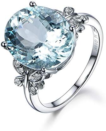 Anillo de plata de ley con topacio azul y mariposa, anillo de compromiso con piedras preciosas y zafiro para mujer, joyería de fiesta de boda