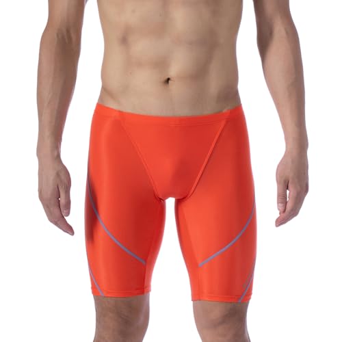 MY KILOMETRE Homens Nadar Jammers Men's Athletic Swimsuit PBT Durable Competitive Swim Team Suit At