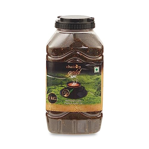 Image of Chaizup Premium Gold CTC Tea - 1kg | Assam Gold Tea | Assam Flavours | Loose Leaf Blend for Authentic Flavours & Perfect Brew | 1kg
