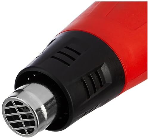 Image of Amazon Basics 2000W Heat Gun | Dual Temperature & Airflow Control | ABS Body | Heavy-Duty Hot Air Gun for Paint Removal, Plastic Welding & Shrinking | Red