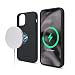 Produktbild elago Magnetic Silikon-Hülle Case Kompatibel mit iPhone 12 Mini 5,4 Zoll - Eingebaute Magnete, Kompatibel mit MagSafe Zubehör (Schwarz)
