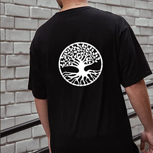 Tree Stencils Tree Of Life Stencil For Painting On Wood Airbrush Natural Plants Small Palm Tree Drawing Templates For Canvas Wall Floor Decor Diy Art Crafts And Decorations (12Pcs 5.9In Tree) #TOP2