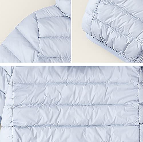 Cozomiz Boys Girls' Winter Coat Light Puffer Down Jacket Hooded Warm Down Coat Outwear Water-Resistant Packable Puffer Jacket Coat 3-4 Years Grey #TOP4