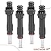 A-Premium Fuel Injectors Compatible with Chevrolet Cruze 2011-2015, Cruze Limited 2016, Sonic 2012-2015, Sonic 2017, L4 1.8L, Set of 4, Replace# 55570284, 25185231