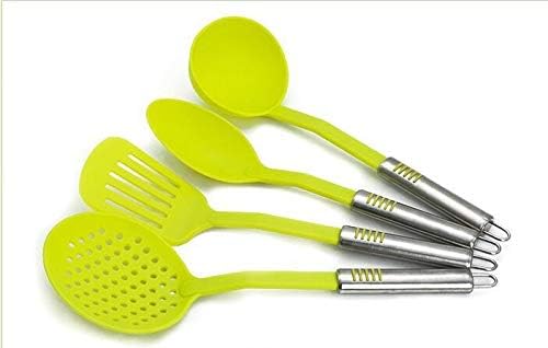 Nylon Kitchen Utensils Set Kitchenware Kitchen Cooking Spoon Shovel Color Mixed Nylon Soup Spoon Spatula Set Kitchen Gadgets Tools Set (Color : 10)