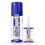 MITREAPEL CA Glue with Activator (0.80oz-3.30fl oz) Instant Bond Professional Cyanoacrylate Adhesive and Super Glue Accelerator for Woodworking, Ceramic, 3D Printing, Glass, DIY&Craft, Plastic,Repair