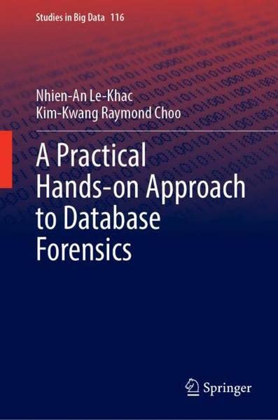 Buy A Practical Hands-on Approach to Database Forensics — BookShops.in