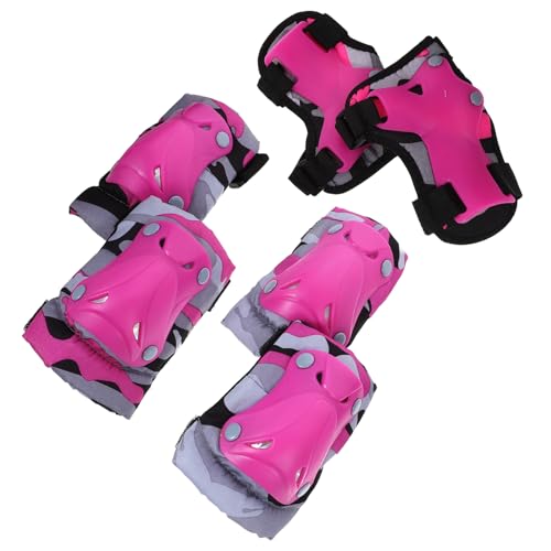VICASKY 1set Boy Girl Protective Gear Lightweight Knee and Elbow Pads for Boy Girl and Breathable Design for Skating Climbing and Outdoor Activities Camo