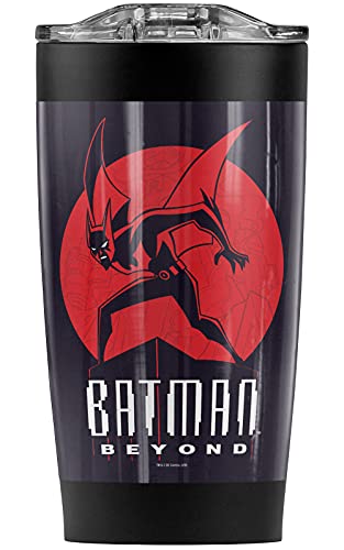 Batman Beyond Perched Stainless Steel Tumbler 20 oz Coffee Travel Mug/Cup, Vacuum Insulated & Double Wall with Leakproof Sliding Lid | Great for Hot Drinks and Cold Beverages