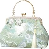 [Citybaby] パーティーバッグレディースレトロフリンジクラッチハンド肩掛け手提げ小物入れ和装身物財布花柄入学式卒業式冠婚葬祭着物和装身式結婚式 [並行輸入品]
