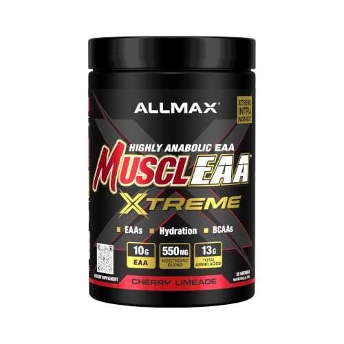 ALLMAX MUSCLEAA Xtreme EAA Powder, Cherry Limeade...