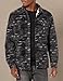 Unionbay Men's Woodsman Microfleece Lined Flannel Shirt Jacket, Black Camo, X-Large