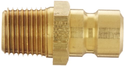Eaton Hansen FTP251BST Brass Hydraulic Fitting, Plug, 1/8"-28 BSPT Male, 1/4" Body - Thumbnail 2