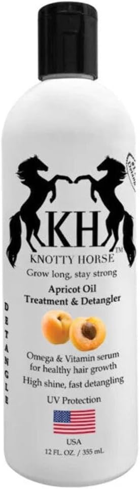 Knotty Horse Apricot Oil Detangler 12 oz