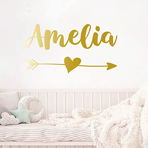 Name with Boho Arrow Girls Decor/Rustic Girl Name Wall Decal. Girls Room Vinyl Sticker. Nursery Girl Wall Decals. Personalized Custom Girl Name Vinyl Wall Art Teen Girls Name Bedroom Decor vs163