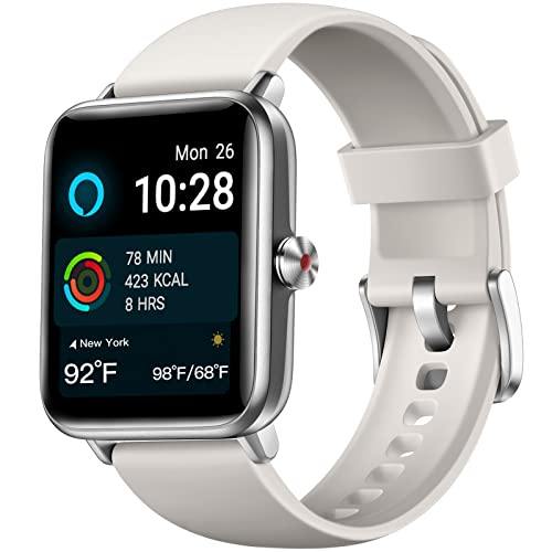 Hamile Smart Watch For Android Phones & Iphone Compatible, Android Smart Watch 5Atm Waterproof Fitness Tracker With Heart Rate Sleep Monitor Step Counter Pedometer Stress Level For Women Men, Gray #TOP8