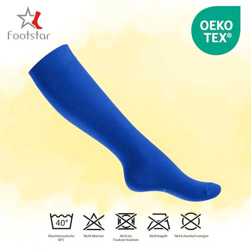 Footstar EVERYDAY! 5 Paar Kinder Kniestrümpfe - Jeans 27-30