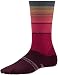 Smartwool Women's Sulawesi Stripe Socks (Persian Red Heather) Medium