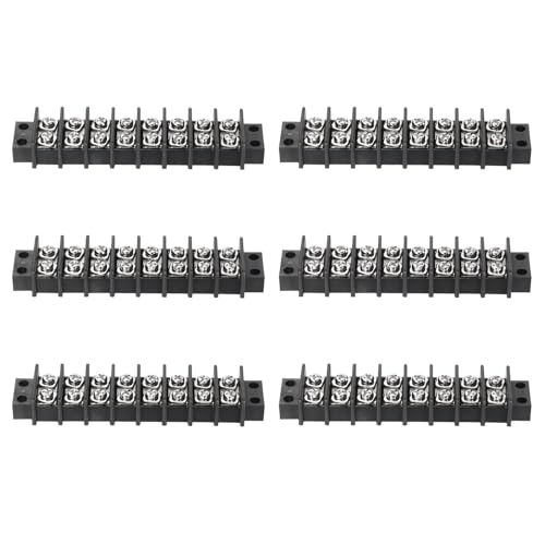 Bornier à vis contre les mauvais contacts électriques 8 circuits 750V