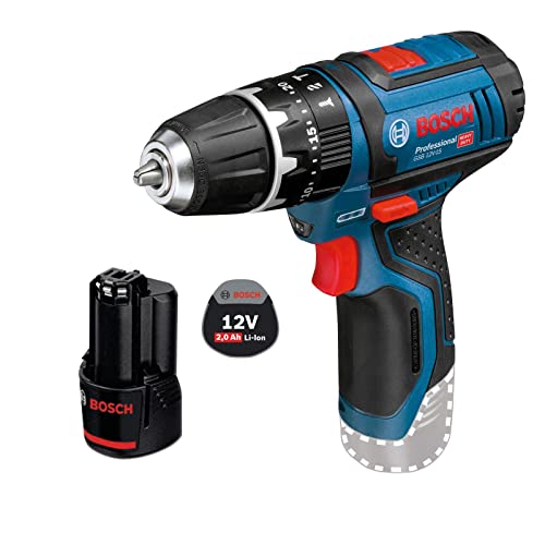 Preisvergleich Produktbild Bosch Akku-Schlagbohrschrauber GSB 12V-15 / 1x 2,0 Ah Akku