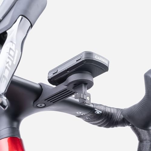 Support compteur vélo carbone imprimé 3D pour Garmin Edge et Trek - 2