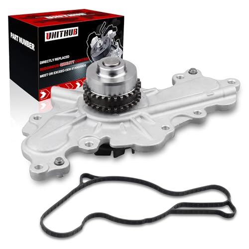 UNITHUB Water Pump w/Gasket for Ford 3.5L/3.7L
